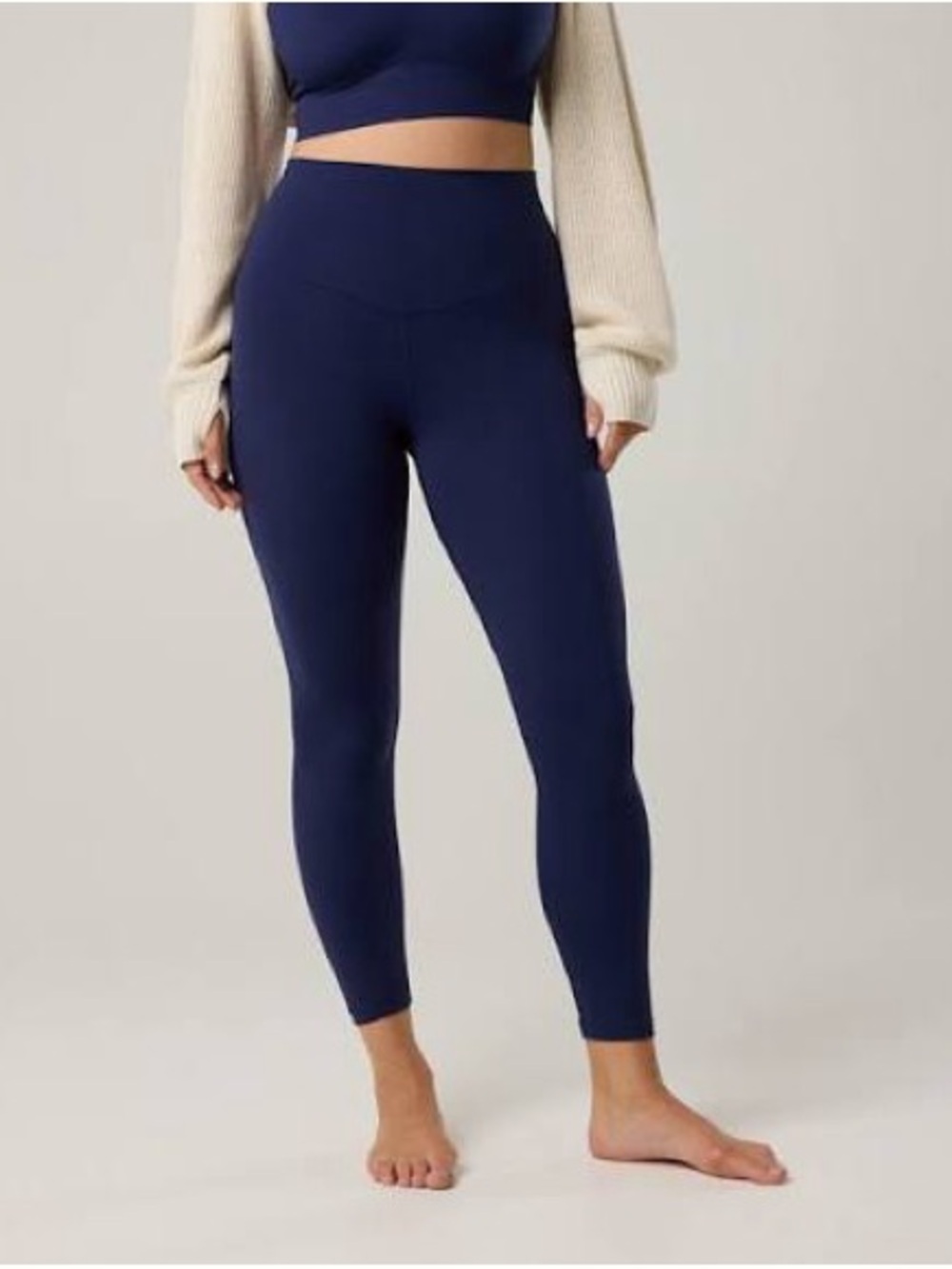 OFFLINE By Aerie Real Me XTRA
High Waisted Ribbed Legging in Royal Navy ⅞ M Long